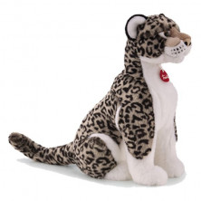 Imagen leopardo gris leopoldo talla l 24x38x40cm