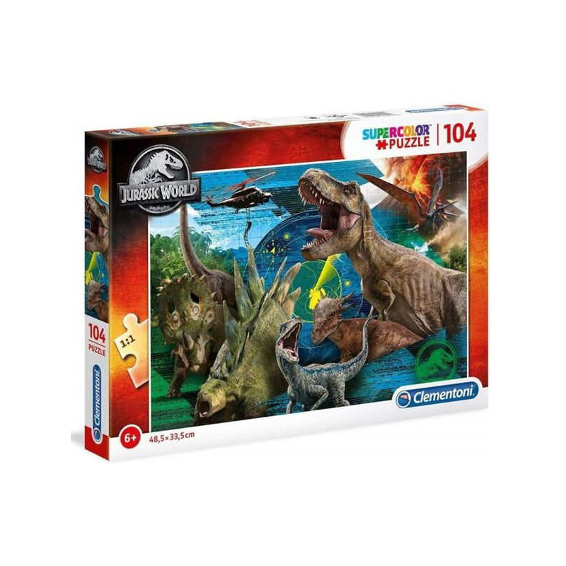 Imagen puzle jurassic world 104 piezas