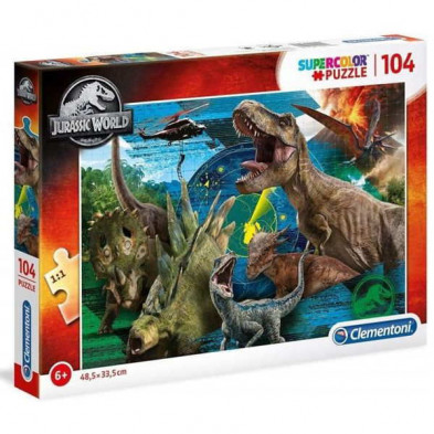 Imagen puzle jurassic world 104 piezas