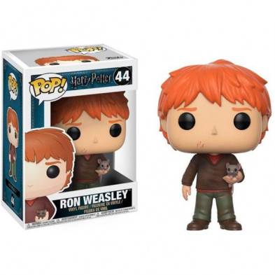 Imagen funko pop ron weasley scabbers nº 44 harry potter