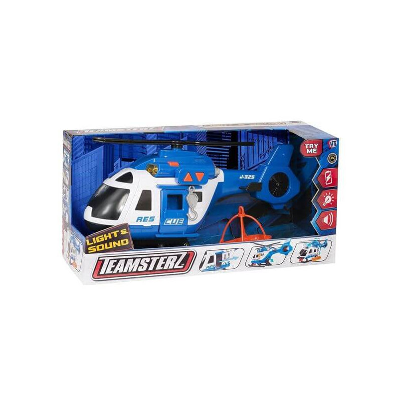 Imagen helicoptero rescate 42cm con luz y sonidos teamste