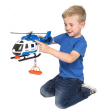 imagen 2 de helicoptero rescate 42cm con luz y sonidos teamste