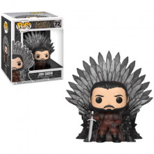 Imagen funko pop jon snow sitting on throne nº 72 juego d