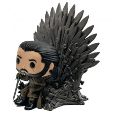 imagen 2 de funko pop jon snow sitting on throne nº 72 juego d
