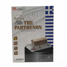 Imagen puzzle 3d el parthenon