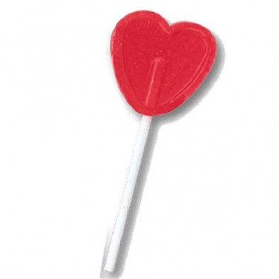 Imagen piruleta corazon 13grs 100u x6