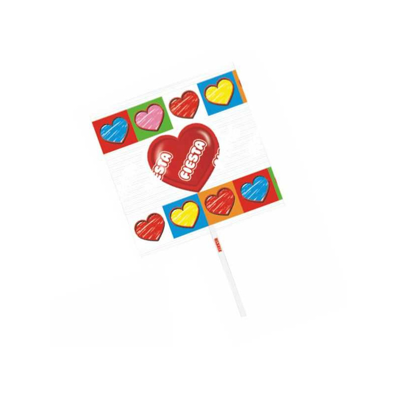 Imagen piruleta corazon cereza 80 unidades Imagen piruleta corazon cereza 80 unidades