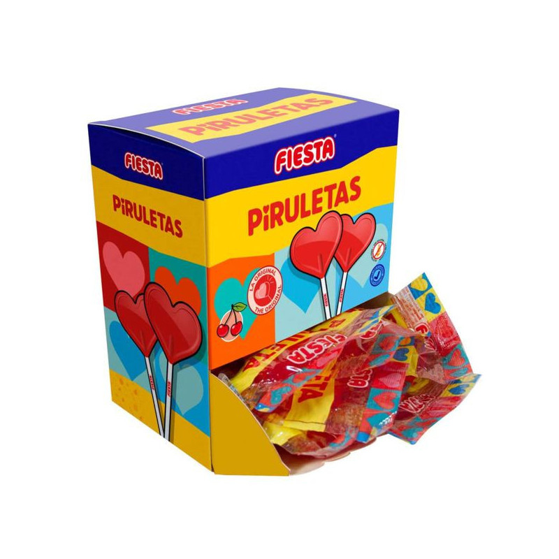 Imagen piruletas fiesta caja 20u 260grs