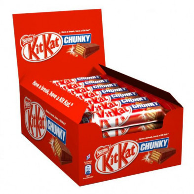 imagen 1 de kit-kat chunky 40grs estuche 24 unidades