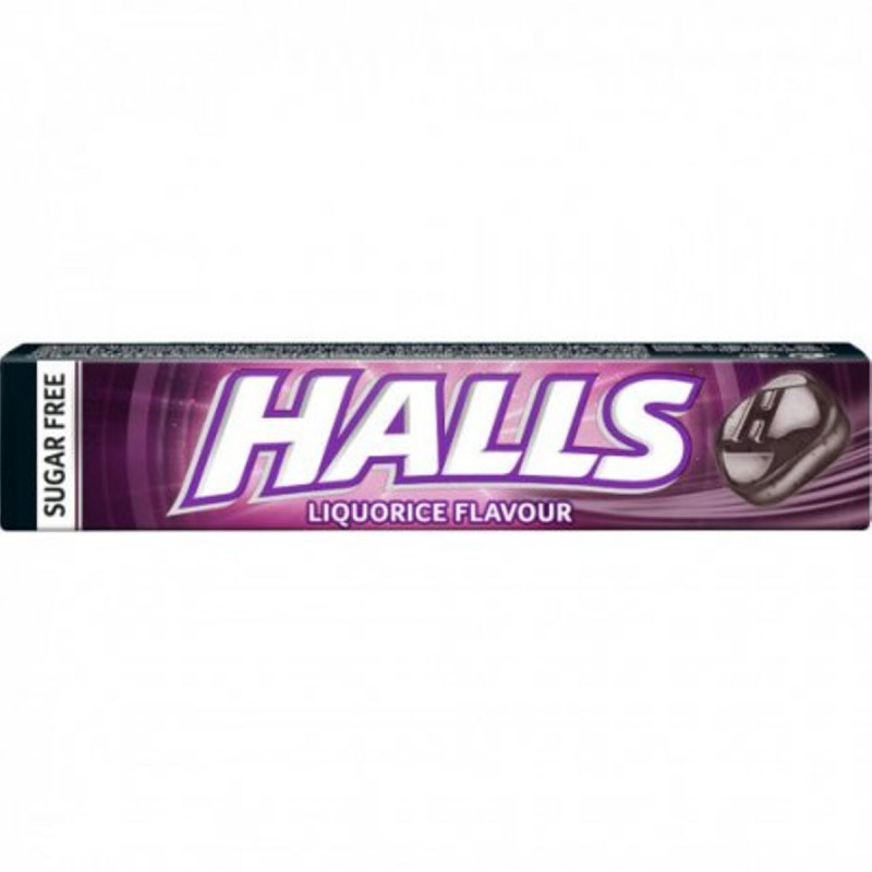 Imagen halls regaliz sin azucar 32g 20u