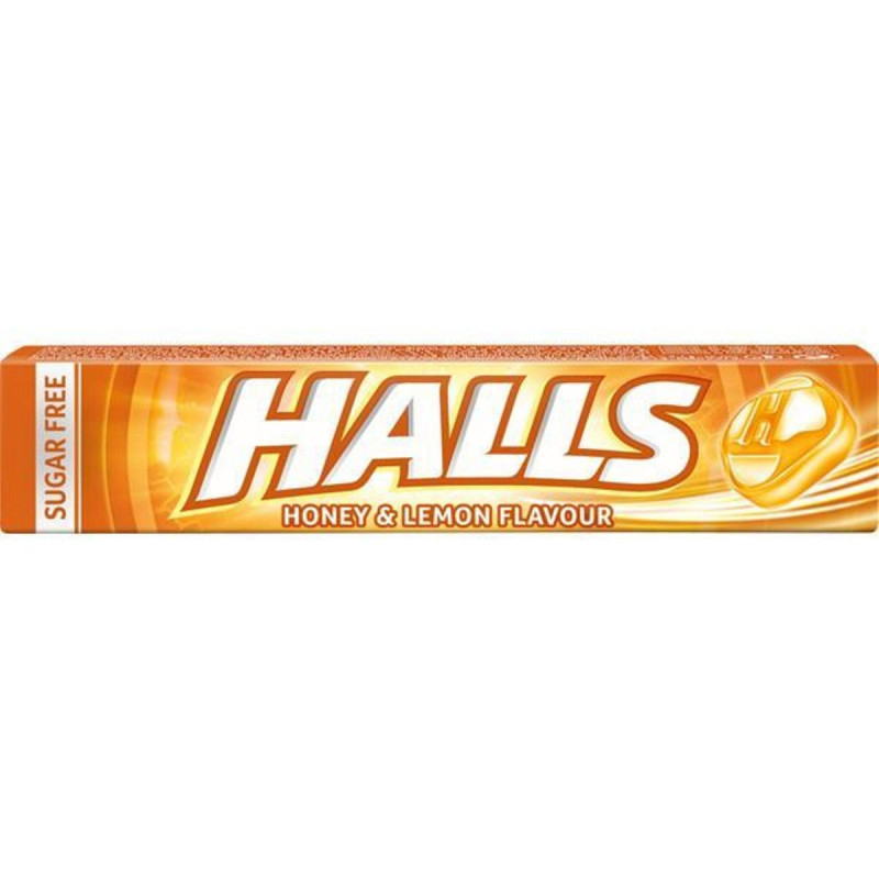 Imagen halls miel y limon sin azucar 32g 20u