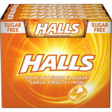 imagen 1 de halls miel y limon sin azucar 32g 20u