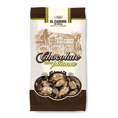 imagen 1 de caserio chocolate con piñones bolsa 1kg