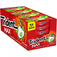 imagen 1 de trident max strawberry 22gr 16u