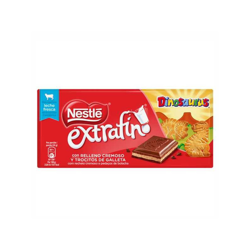Imagen tableta nestle extrafino dinosaurus 120grs