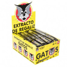 imagen 1 de gatos xl extracto de regaliz estuche 85 barritas