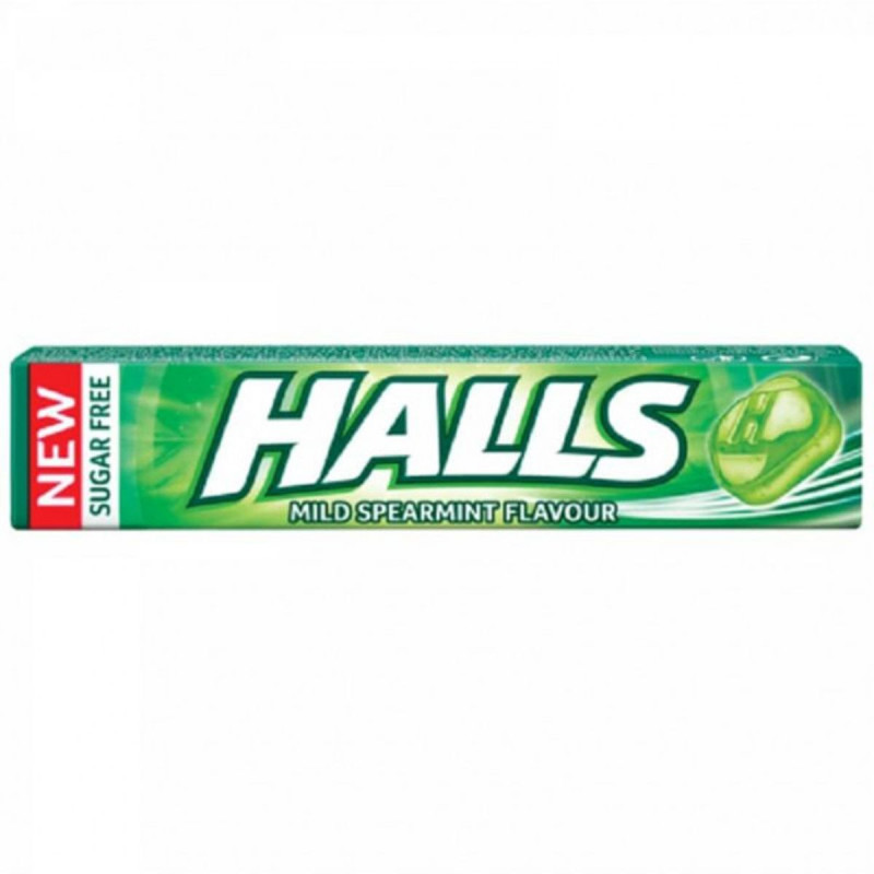 Imagen halls hierbabuena sin azucar 32g 20u Imagen halls hierbabuena sin azucar 32g 20u