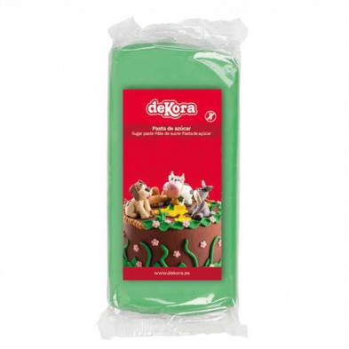Imagen pasta azucar fondant verde 250grs Imagen pasta azucar fondant verde 250grs