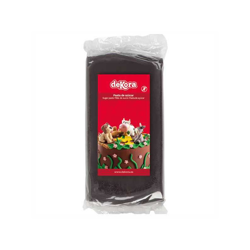 Imagen pasta azucar fondant negro 250grs