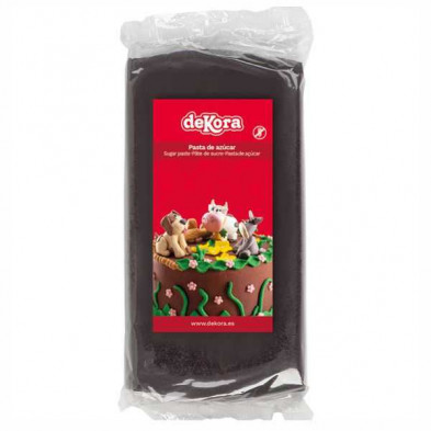 Imagen pasta azucar fondant negro 250grs