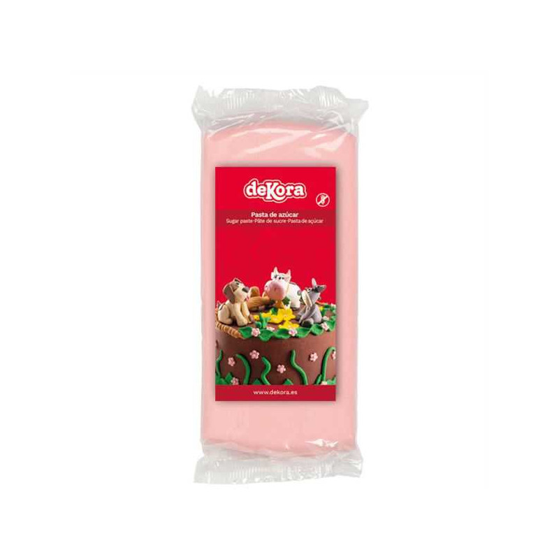 Imagen pasta azucar fondant rosa 250grs