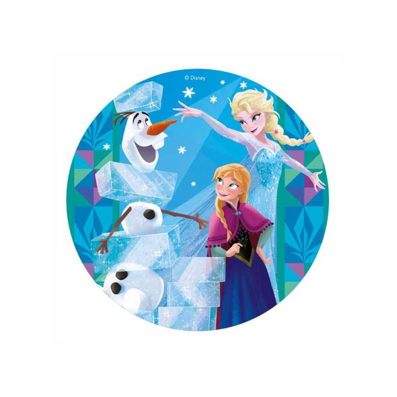 Imagen disco oblea frozen 20cm foil