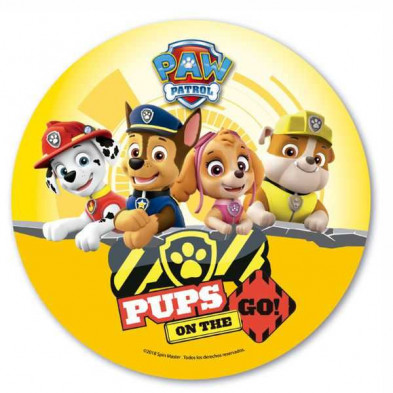 Imagen disco oblea patrulla canina pups on the go 20cm