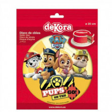 imagen 1 de disco oblea patrulla canina pups on the go 20cm