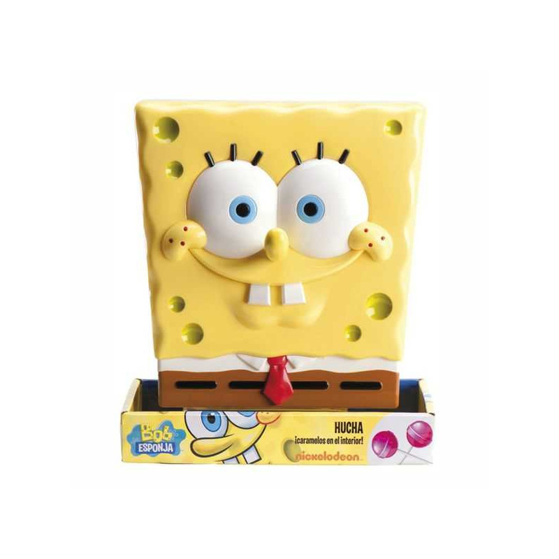 Imagen hucha bob esponja con caramelos 30grs