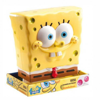 imagen 1 de hucha bob esponja con caramelos 30grs