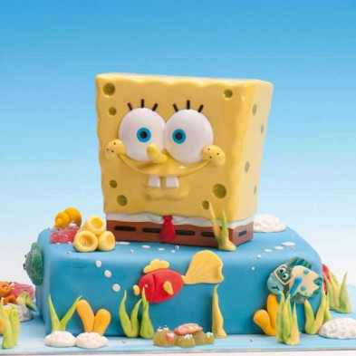 imagen 2 de hucha bob esponja con caramelos 30grs
