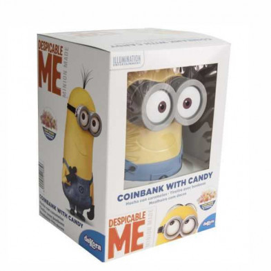 imagen 3 de hucha minions con caramelos 30grs