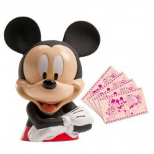 imagen 4 de hucha mickey con billetes de oblea 10grs