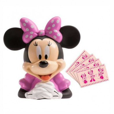 imagen 4 de hucha minnie con billetes de oblea 10grs