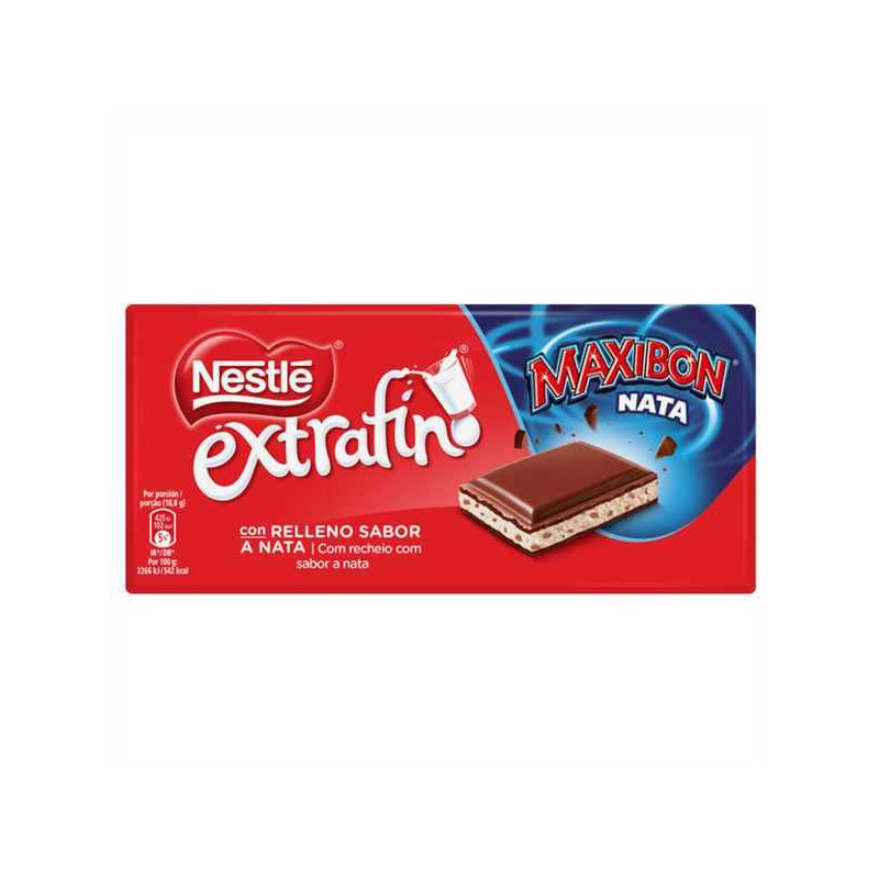 Imagen tableta nestle extrafino maxibon 170grs