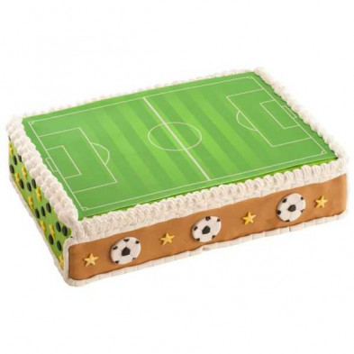 imagen 1 de oblea campo de fútbol 20x30cm