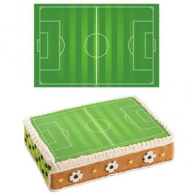 imagen 2 de oblea campo de fútbol 20x30cm