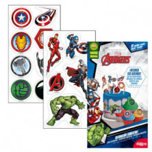 imagen 2 de blister recortable comestibles avengers 33grs