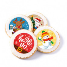 imagen 1 de blister discos comestibles navidad 21grs