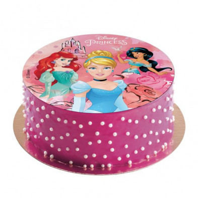 imagen 2 de disco comestible princesas 20cm