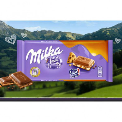 imagen 1 de milka chips ahoy 100gr