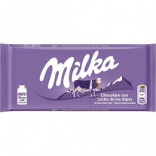 Imagen milka chocolate con leche de los alpes 125gr