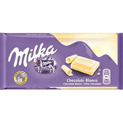 Imagen milka chocolate blanco 100gr
