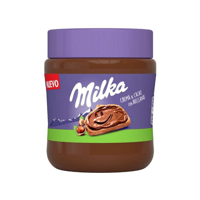 Imagen milka crema de cacao con avellanas untable 360gr