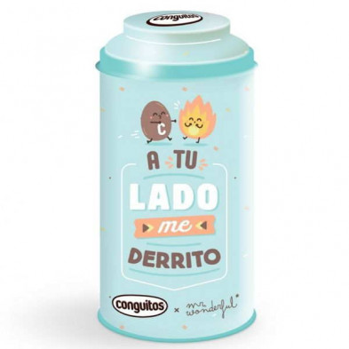 Imagen conguito lata mr.wonderfull 90grs azul