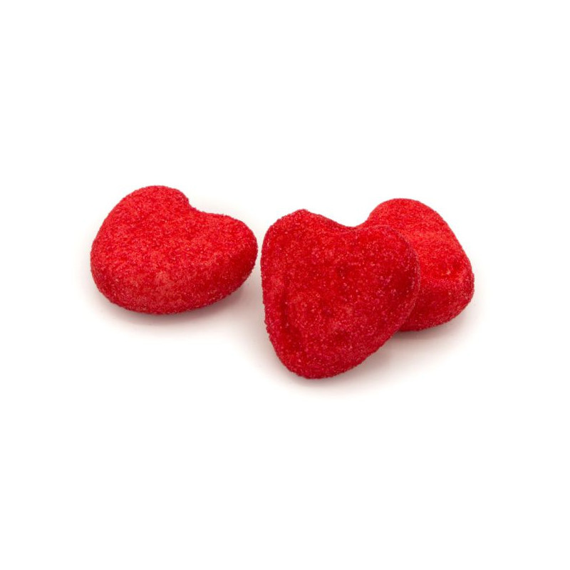 Imagen corazones marshmallow 750grs 46u aprox. Imagen corazones marshmallow 750grs 46u aprox.