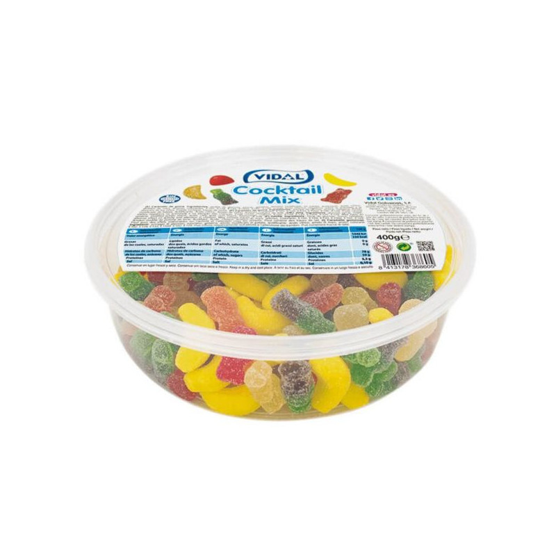 Imagen cocktail mix tarrina 400grs vidal