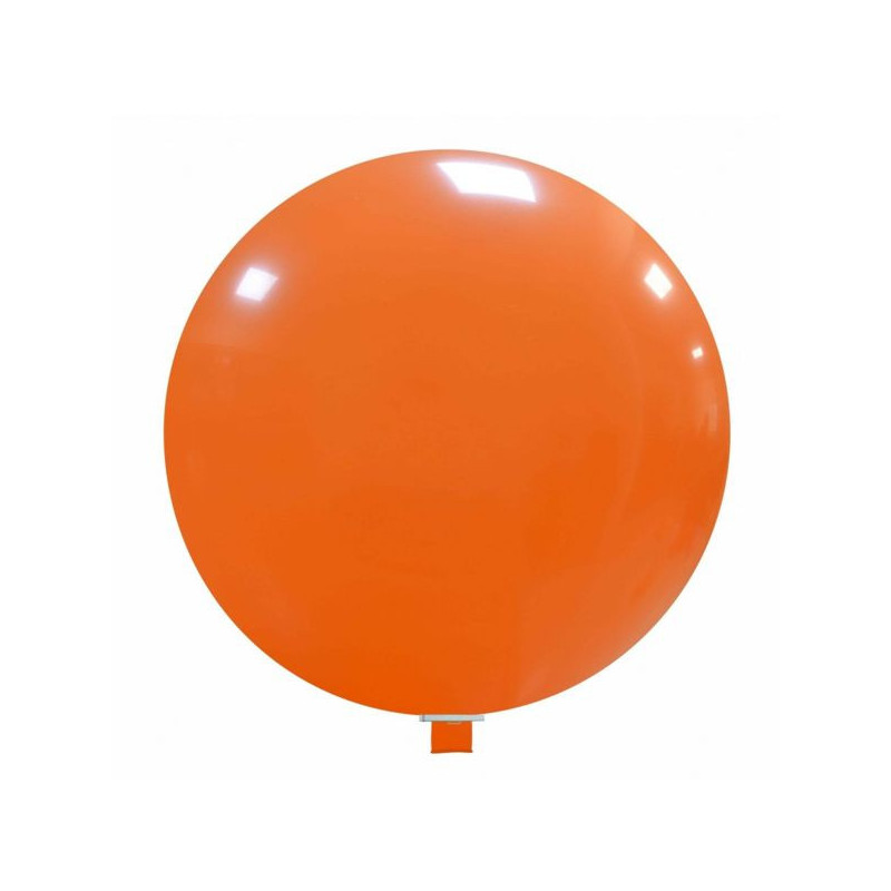 Imagen globo naranja ø 70cm perimetro 2