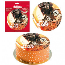 imagen 3 de disco oblea tarta star wars 20cm