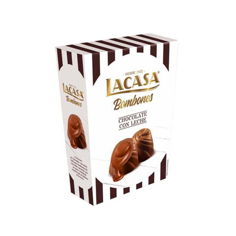 Imagen bombones de chocolate con leche 65grs